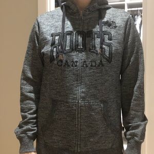 Roots Hooded zip up sweatshirt